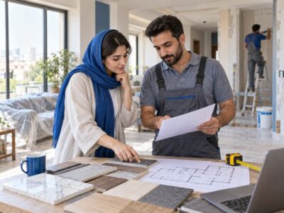 قبل از بازسازی خانه چطور برآورد هزینه بگیریم؟ چک‌لیست بودجه و ریسک